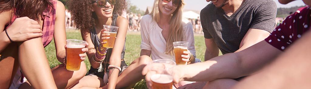 Hold dine drikkevarer kolde på festival