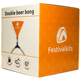 Festivalkits.dk: - Billig Dobbelt ølbong - Perfekt til festival eller camping