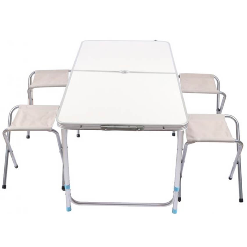 Festivalkits.dk: - Billig Bord + 4 stole - Perfekt til festival eller camping