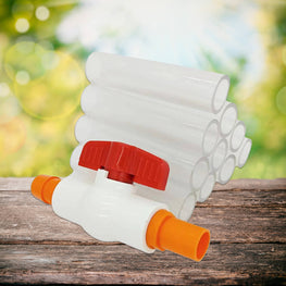 Ventil + 10 mundstykker til ølbong